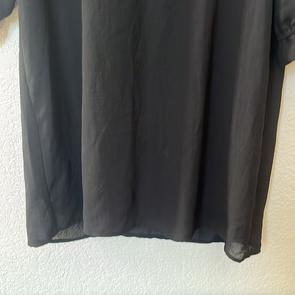 NWT H and M Black Mini Long Sleeve Dress size 8 - Picture 7 of 9